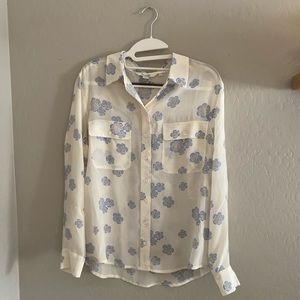 Boden 100% silk button down top | UK 14 | US 10